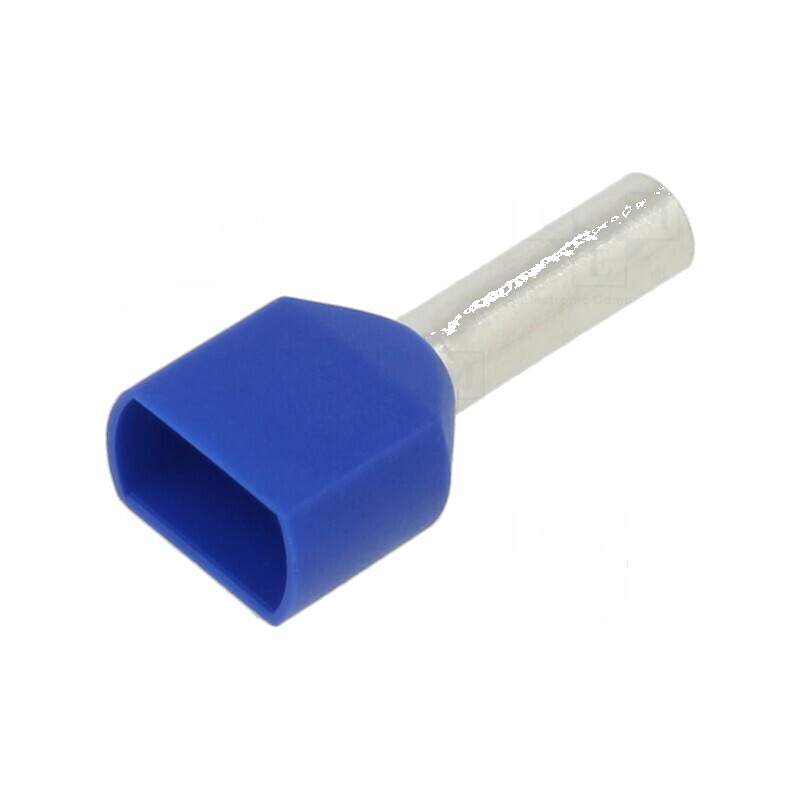 Vârf tub de capăt izolată dublă cupru 2,5mm2 10mm cositorit | Electronic-mag.ro | Componente Electronice Vârf tub de capăt izolată dublă cupru 2,5mm2 10mm cositorit | Electronic-mag.ro | Componente Electronice