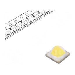 LED SMD alb 120° 700mA 300-316lm 3,45x3,45x2,265mm | Electronic-mag.ro | Componente Electronice