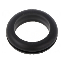 Manșon PVC negru 25,5mm x 22mm 0÷80°C | Electronic-mag.ro | Componente Electronice
