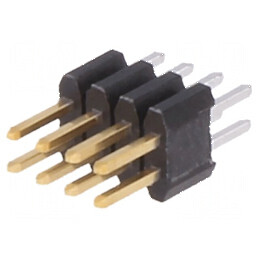 Conector şir pini Minitek127® tată PIN 8 drept | Electronic-mag.ro | Componente Electronice