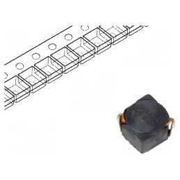 Inductor SMD 2,2uH 5A 20mΩ 7,2x7,2x4mm -40÷85°C | Electronic-mag.ro | Componente Electronice