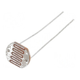 Fotorezistor 250mW 8-20kΩ 560nm THT 250VDC Ø12mm | Electronic-mag.ro | Componente Electronice