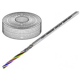 Cablu UNITRONIC® LiYCY 5x0,14mm² PVC gri 350V 100m CPR Eca | Electronic-mag.ro | Componente Electronice