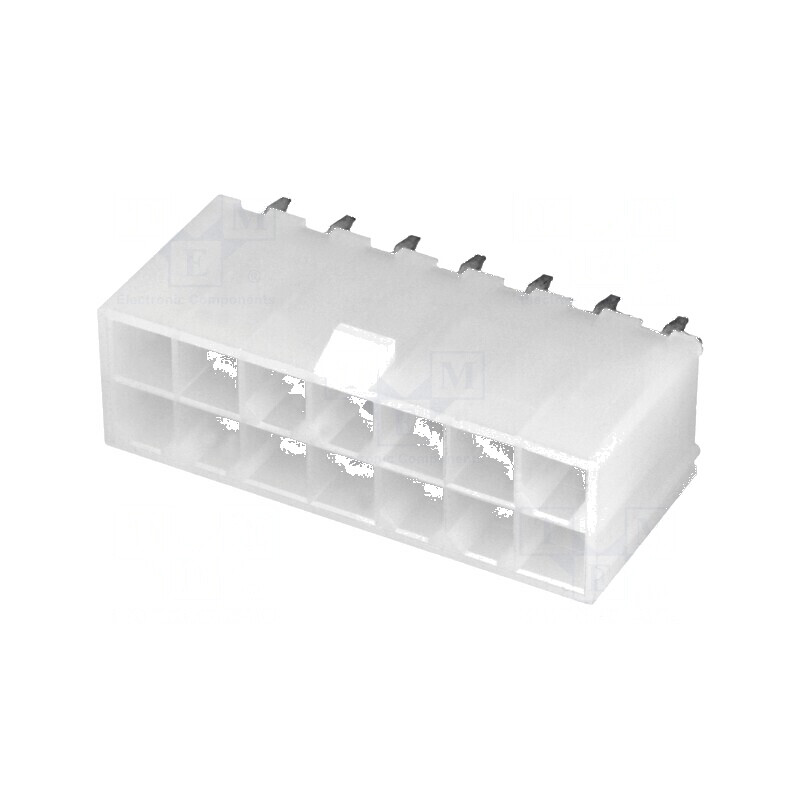 Conector cablu-placă soclu tată Mini-Fit Jr 4,2mm PIN 14 THT | Electronic-mag.ro | Componente Electronice Conector cablu-placă soclu tată Mini-Fit Jr 4,2mm PIN 14 THT | Electronic-mag.ro | Componente Electronice