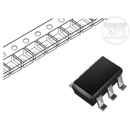 Amplificator operațional 100MHz SOT23-5 - IC Rolă Bandă | Electronic-mag.ro | Componente Electronice