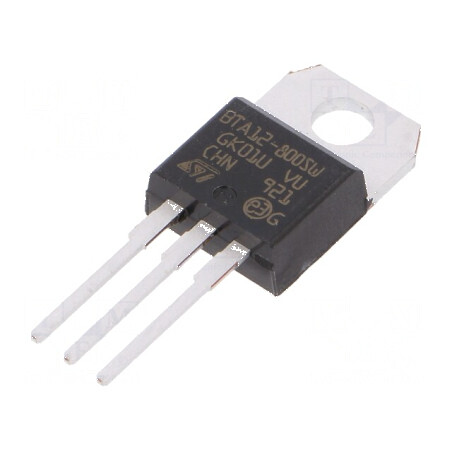 Triac 800V 12A TO220AB Ins Igt 10mA Logic Level | Electronic-mag.ro | Componente Electronice