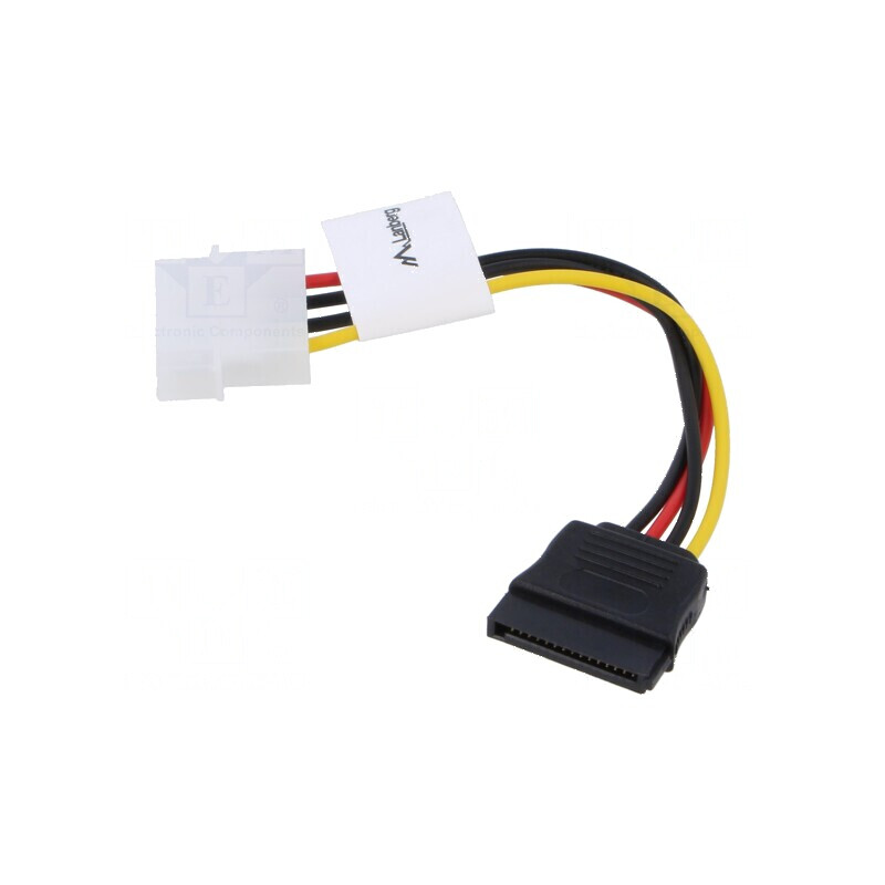 Cablu alimentare SATA Molex tată la SATA 15pin mamă, 0,15m | Electronic-mag.ro | Componente Electronice Cablu alimentare SATA Molex tată la SATA 15pin mamă, 0,15m | Electronic-mag.ro | Componente Electronice