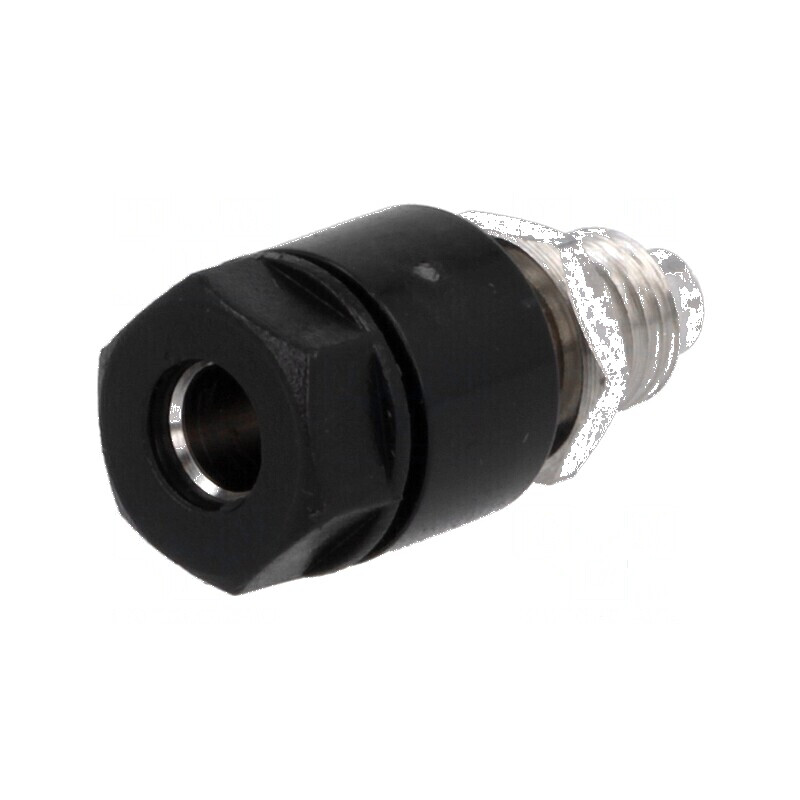 Conector banană 4mm soclu 36A 30VAC 60VDC negru | Electronic-mag.ro | Componente Electronice Conector banană 4mm soclu 36A 30VAC 60VDC negru | Electronic-mag.ro | Componente Electronice