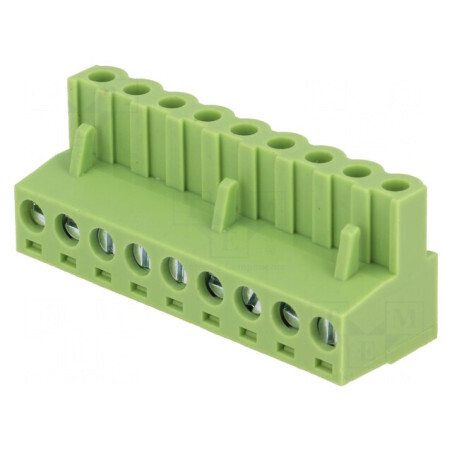 Regletă de conexiuni deconectabilă 5,08mm, 9 piste, mufă dreptă | Electronic-mag.ro | Componente Electronice