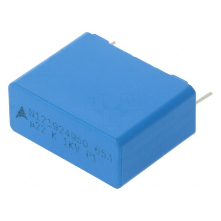 Condensator polipropilenă 220nF 26,5x20,5x11mm THT ±10% | Electronic-mag.ro | Componente Electronice