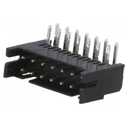 Conector PCB-cablu/PCB soclu tată PIN 14 DF11 Pas 2mm THT | Electronic-mag.ro | Componente Electronice