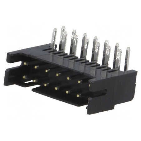 Conector PCB-cablu/PCB soclu tată PIN 14 DF11 Pas 2mm THT | Electronic-mag.ro | Componente Electronice