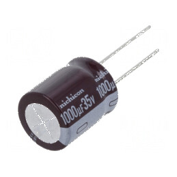 Condensator electrolitic low ESR THT 1000uF 35V Ø16x20mm | Electronic-mag.ro | Componente Electronice
