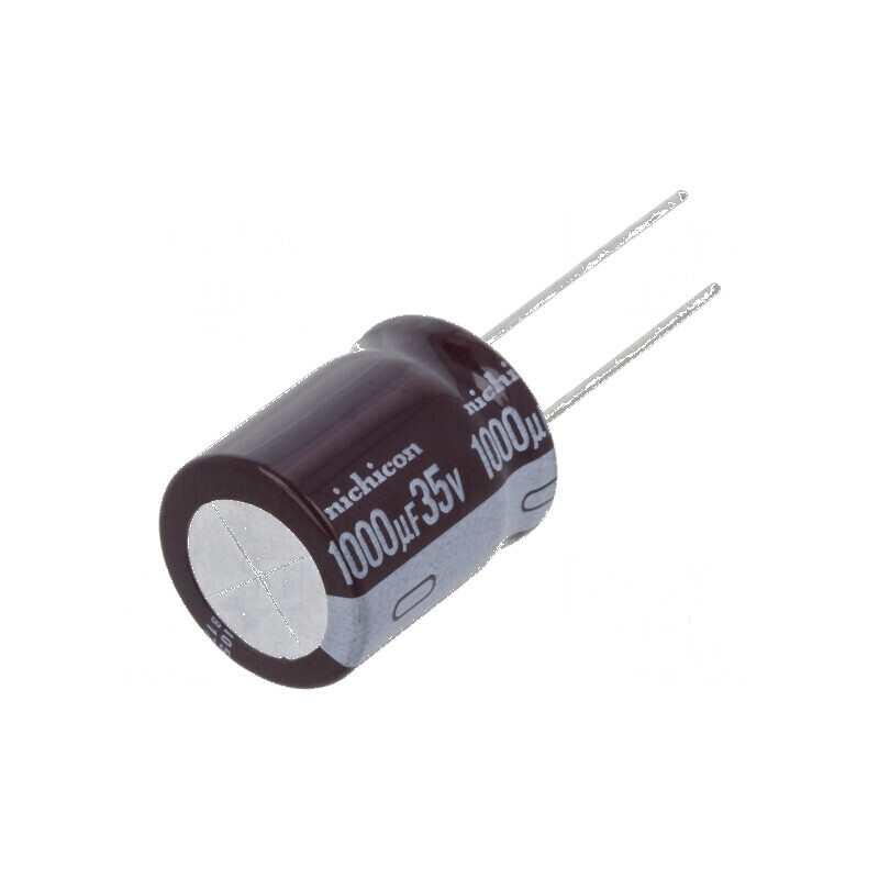 Condensator electrolitic low ESR THT 1000uF 35V Ø16x20mm | Electronic-mag.ro | Componente Electronice