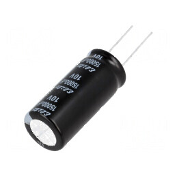 Condensator electrolitic THT 15000uF 10VDC Ø18x40mm ±20% | Electronic-mag.ro | Componente Electronice
