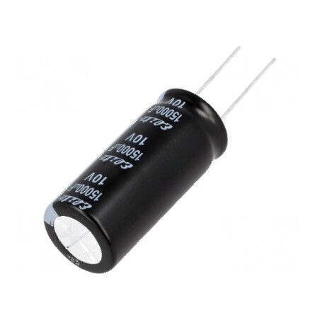 Condensator electrolitic THT 15000uF 10VDC Ø18x40mm ±20% | Electronic-mag.ro | Componente Electronice