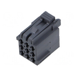 Conector cablu-cablu mufă mamă JPT PIN 9 gri 5mm | Electronic-mag.ro | Componente Electronice
