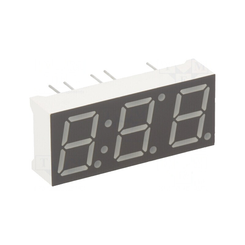 Afișaj LED 7 segmente 10mm 0,39 galben-verde nr. car 3 | Electronic-mag.ro | Componente Electronice Afișaj LED 7 segmente 10mm 0,39 galben-verde nr. car 3 | Electronic-mag.ro | Componente Electronice