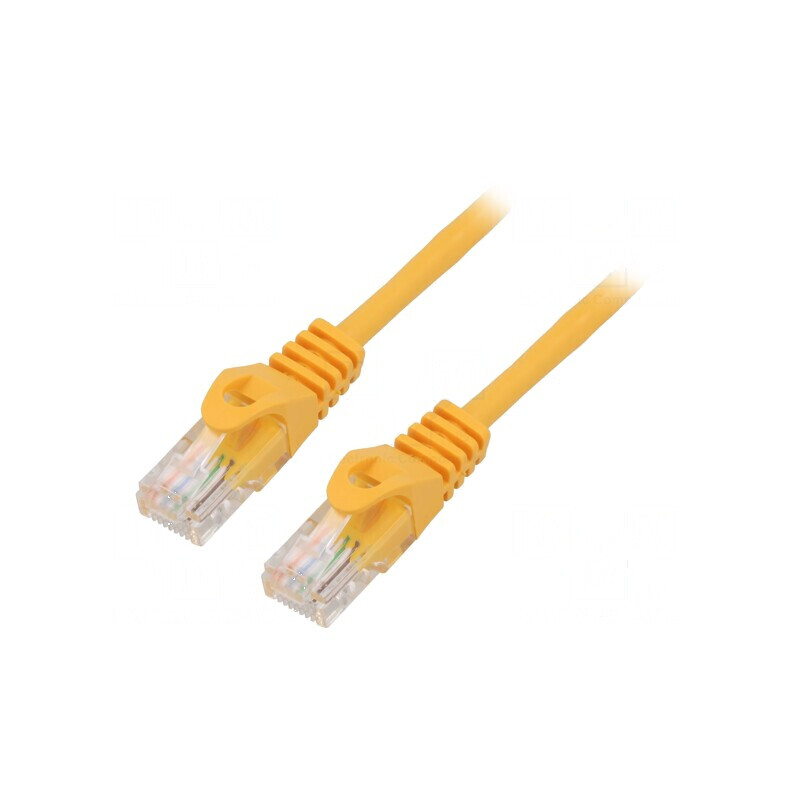 Cablul patch U/UTP 5e litat CCA PVC portocalie 1,5m 26AWG | Electronic-mag.ro | Componente Electronice