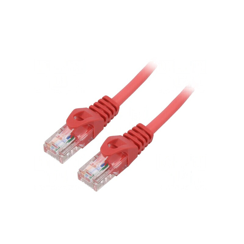 Cablul de rețea U/UTP 5e litat CCA PVC roșu 1,5m 26AWG | Electronic-mag.ro | Componente Electronice Cablul de rețea U/UTP 5e litat CCA PVC roșu 1,5m 26AWG | Electronic-mag.ro | Componente Electronice