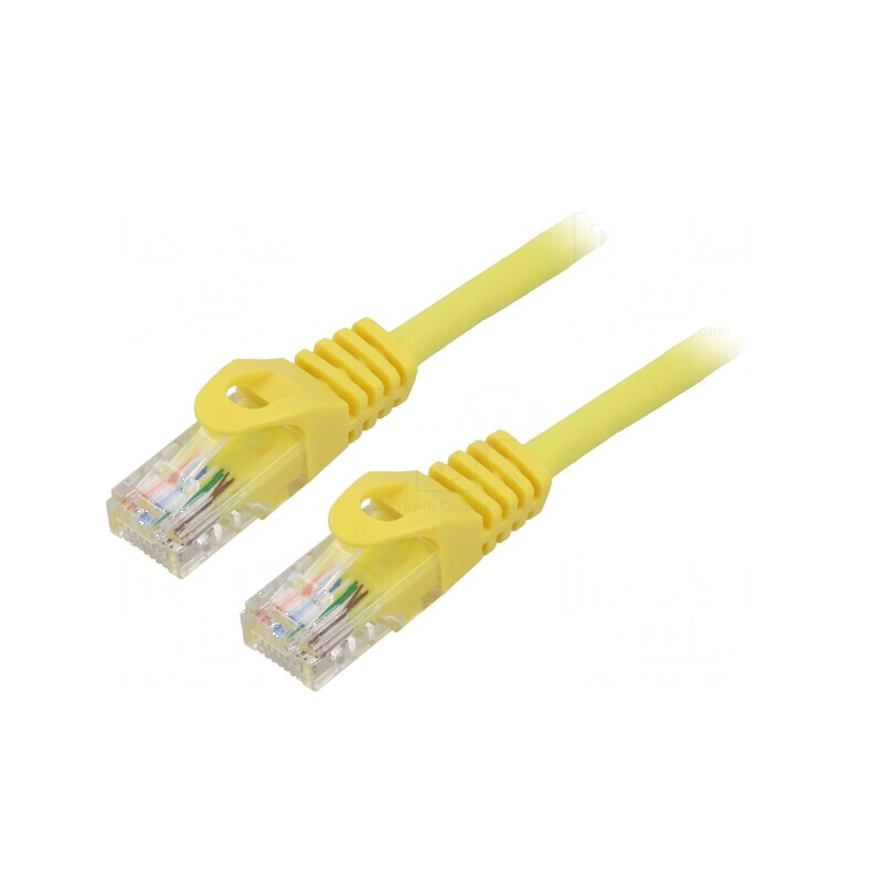 Cablul Patch U/UTP 5e CCA 1,5m 26AWG Galben PVC | Electronic-mag.ro | Componente Electronice Cablul Patch U/UTP 5e CCA 1,5m 26AWG Galben PVC | Electronic-mag.ro | Componente Electronice