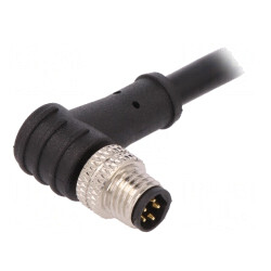 Conector M8 Tată 5 Pin Unghi Cablu 1.5A | Electronic-mag.ro | Componente Electronice
