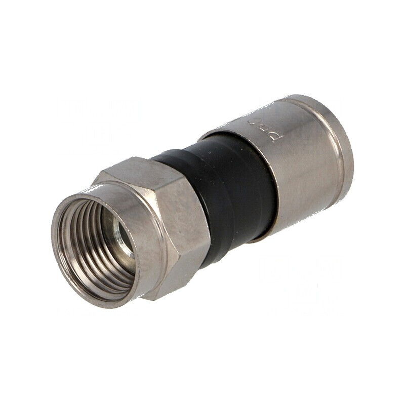 Conector F mufă tată drept 75Ω RG6 pentru crimpare pe cablu | Electronic-mag.ro | Componente Electronice Conector F mufă tată drept 75Ω RG6 pentru crimpare pe cablu | Electronic-mag.ro | Componente Electronice