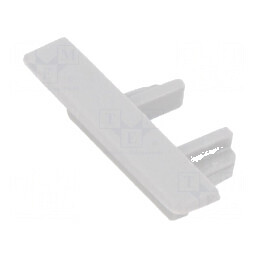 Obturator LED profil gri MICRO-NK cu orificiu | Electronic-mag.ro | Componente Electronice