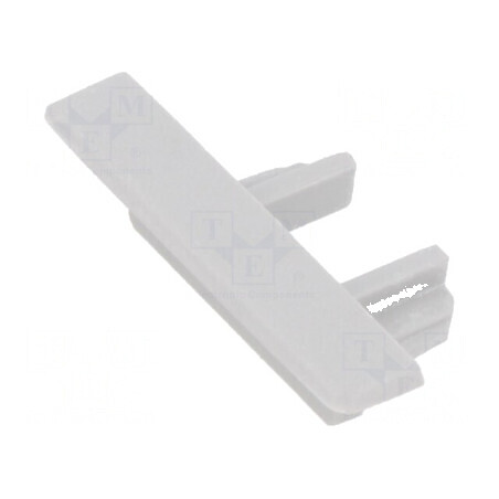 Obturator LED profil gri MICRO-NK cu orificiu | Electronic-mag.ro | Componente Electronice
