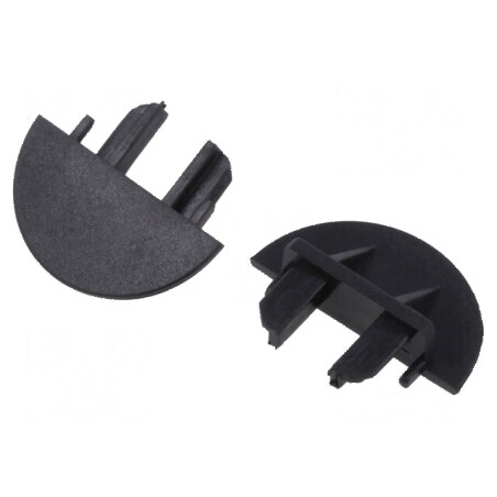 Obturator pentru profil LED negru MICRO-NK | Electronic-mag.ro | Componente Electronice