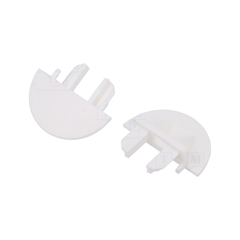 Obturator LED profil alb MICRO-NK cu orificiu | Electronic-mag.ro | Componente Electronice Obturator LED profil alb MICRO-NK cu orificiu | Electronic-mag.ro | Componente Electronice