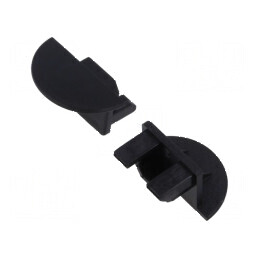 Obturator LED PDS-NK Negru | Electronic-mag.ro | Componente Electronice