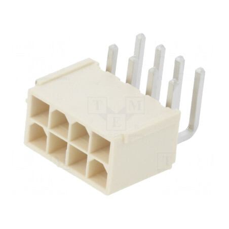Conector cablu-placă Mini-Fit Jr 4,2mm PIN 8 THT | Electronic-mag.ro | Componente Electronice