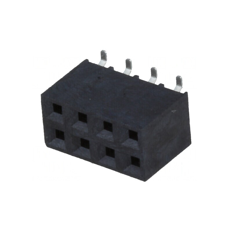 Conector şiruri pini soclu mamă 8 PIN 2,54mm SMT | Electronic-mag.ro | Componente Electronice