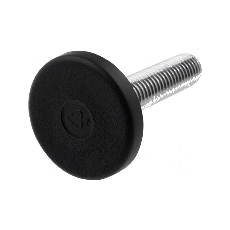 Picioruş rigid tehnopolimer PA 25mm M8 2500N | Electronic-mag.ro | Componente Electronice