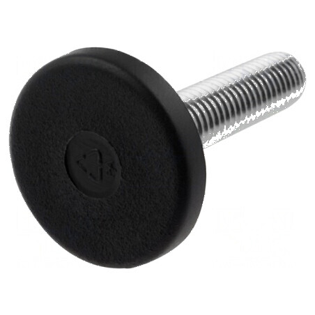 Picioruş rigid tehnopolimer PA 25mm M8 2500N | Electronic-mag.ro | Componente Electronice