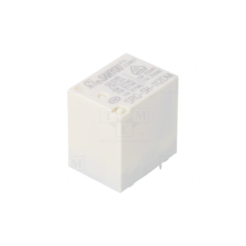 Releu electromagnetic SPST-NO 12VDC 17A/250VAC SRG | Electronic-mag.ro | Componente Electronice