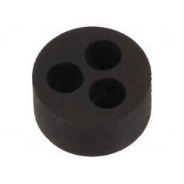 Insert presetupă 5mm M20 IP68 cauciuc NBR 3 orificii | Electronic-mag.ro | Componente Electronice