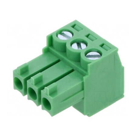 Regletă de conexiuni deconectabilă 3,5mm cu 3 piste dreptă  | Electronic-mag.ro | Componente Electronice