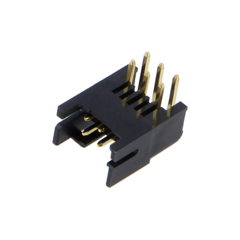 Conector PCB-cablu DF11 6 PIN 2mm THT | Electronic-mag.ro | Componente Electronice