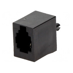Conector RJ9 4p4c THT drept 4 pini | Electronic-mag.ro | Componente Electronice