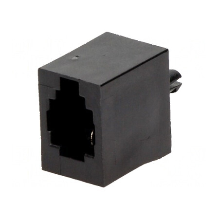 Conector RJ9 4p4c THT drept 4 pini | Electronic-mag.ro | Componente Electronice