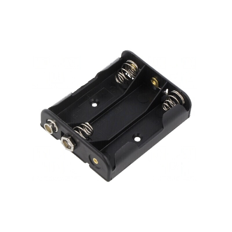 Suport baterii AA R6 tip 6F22 negru | Electronic-mag.ro | Componente Electronice Suport baterii AA R6 tip 6F22 negru | Electronic-mag.ro | Componente Electronice