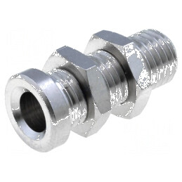 Conector banană 4mm soclu 36A 30VAC 60VDC Ø6mm | Electronic-mag.ro | Componente Electronice