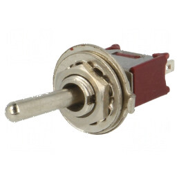 Comutator basculant SPDT ON-ON 1A/250VAC pentru lipit | Electronic-mag.ro | Componente Electronice