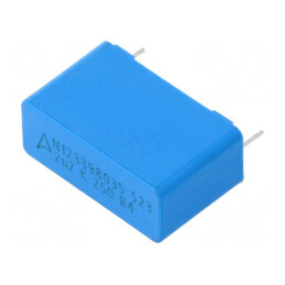 Condensator poliester 2,2uF 160VAC 250VDC 22,5mm ±10% | Electronic-mag.ro | Componente Electronice