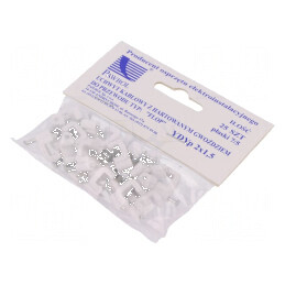 Element de susținere alb pentru cablu plat YDYp 2x1,5 | Electronic-mag.ro | Componente Electronice