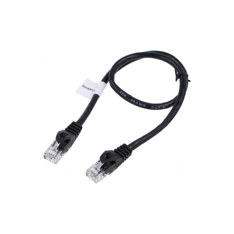 Cabluri patch U/UTP 6 litat CCA PVC negru 0,5m 26AWG | Electronic-mag.ro | Componente Electronice Cabluri patch U/UTP 6 litat CCA PVC negru 0,5m 26AWG | Electronic-mag.ro | Componente Electronice
