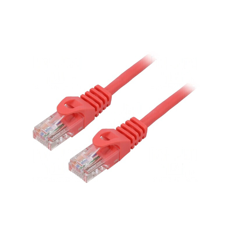 Cablul de rețea U/UTP 6 litat CCA PVC roșu 1m 26AWG | Electronic-mag.ro | Componente Electronice Cablul de rețea U/UTP 6 litat CCA PVC roșu 1m 26AWG | Electronic-mag.ro | Componente Electronice