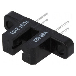 Senzor optocuplor transmiţător-receptor SMD THT cu slot | Electronic-mag.ro | Componente Electronice